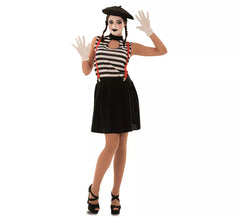 Déguisement de Mime Béret pour Femme