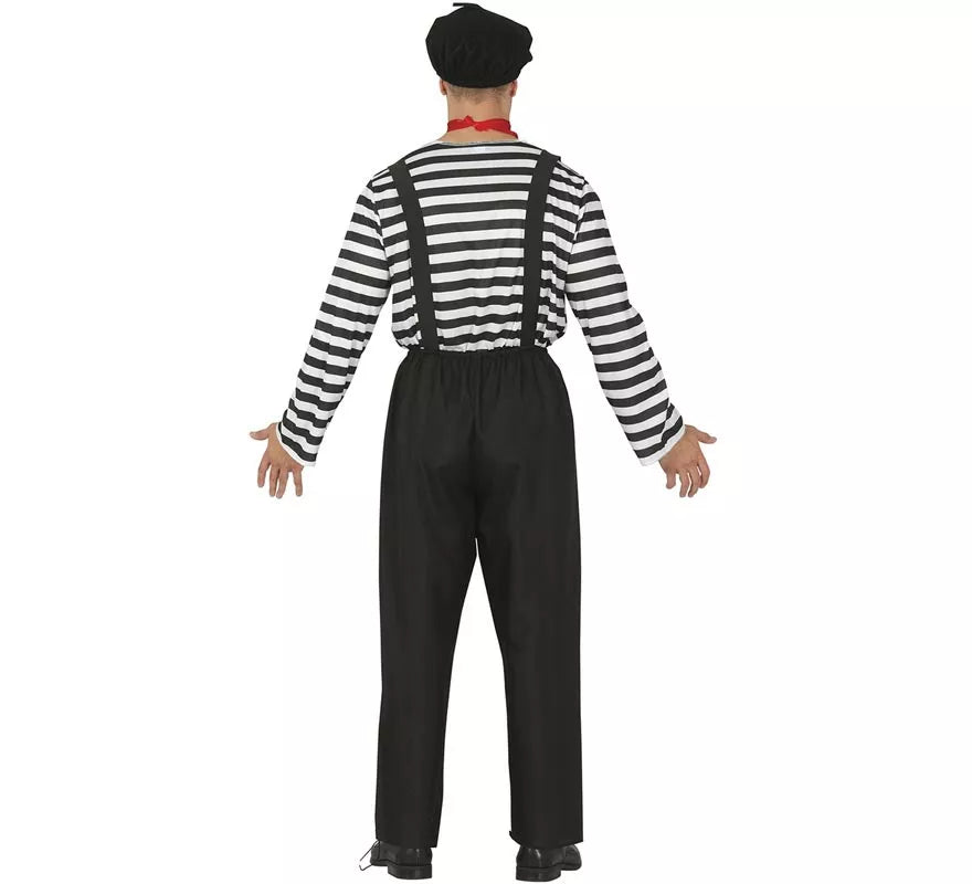 Translation missing: es.Disfraz de Mimo Parisino para hombre