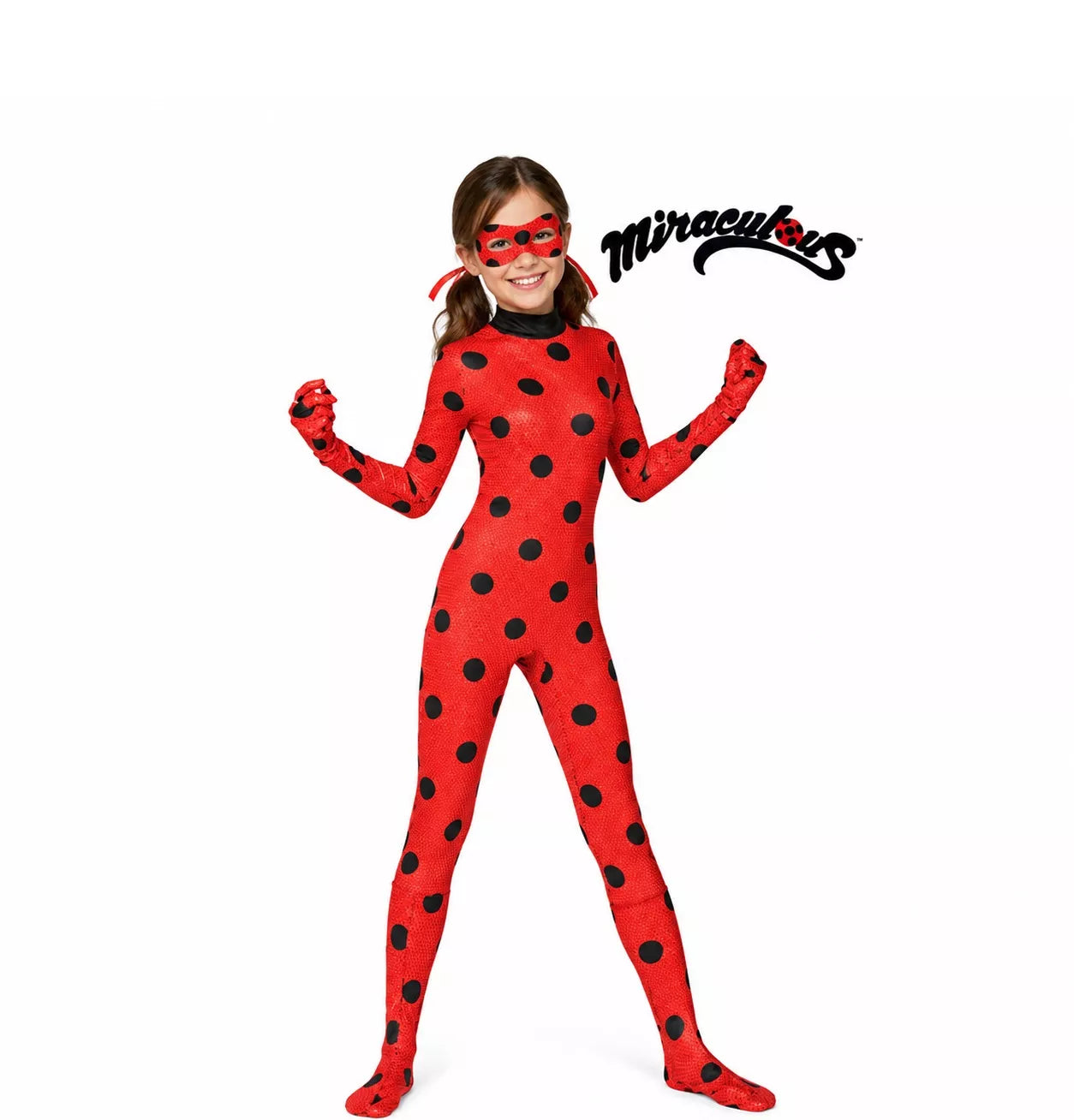 Translation missing: fr.Disfraz de Miraculous Ladybug con peluca para mujer