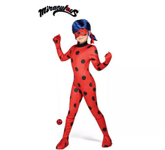 Déguisement de Miraculous Ladybug avec perruque pour fille