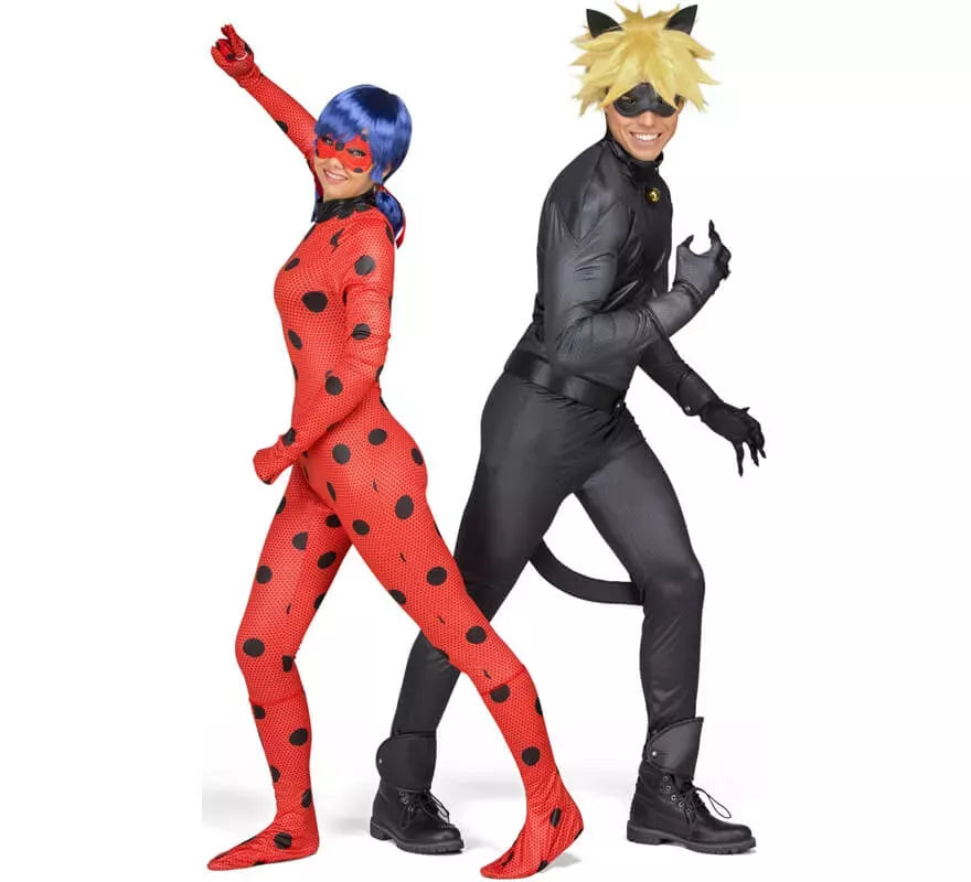 Translation missing: fr.Disfraz de Miraculous Ladybug con peluca para mujer