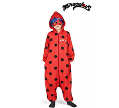 Déguisement de Miraculous Ladybug Pyjama avec perruque pour fille