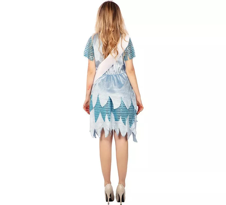 Translation missing: fr.Disfraz de Miss Zombie vestido azul para mujer