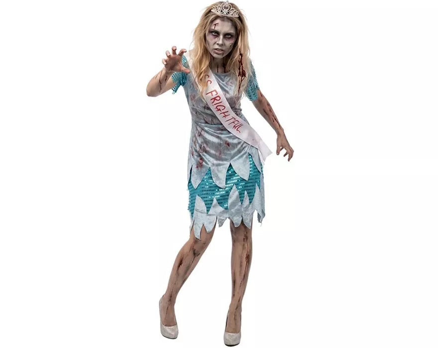 Translation missing: fr.Disfraz de Miss Zombie vestido azul para mujer