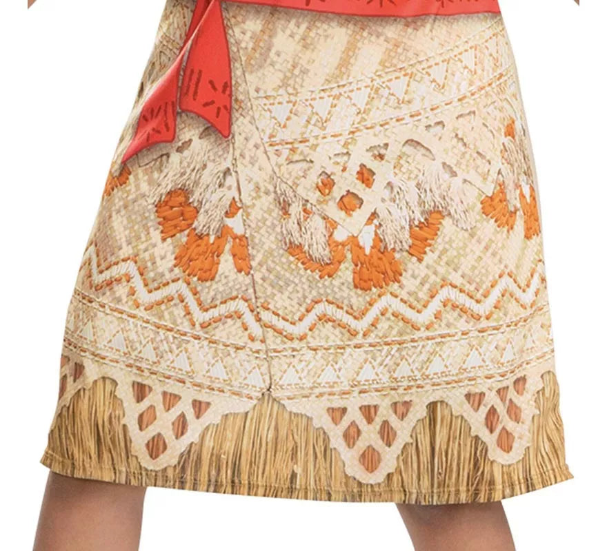 Translation missing: fr.Disfraz de Moana Vaiana básico plus para niña