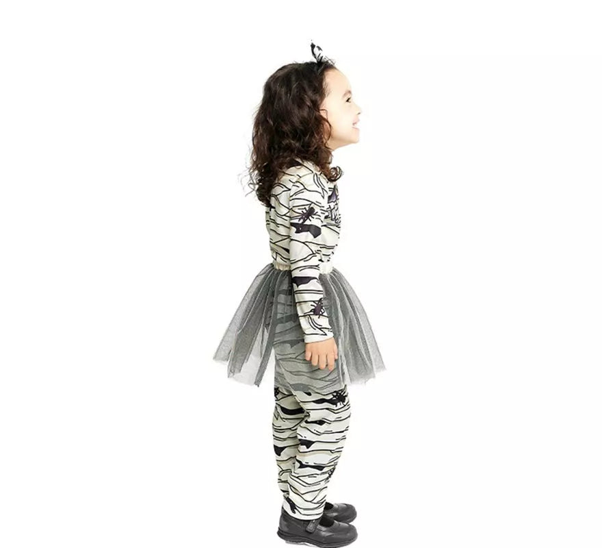 Translation missing: fr.Disfraz de Momia con diadema y tutú para bebé y niña