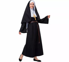 Déguisement de nonne dévote femme