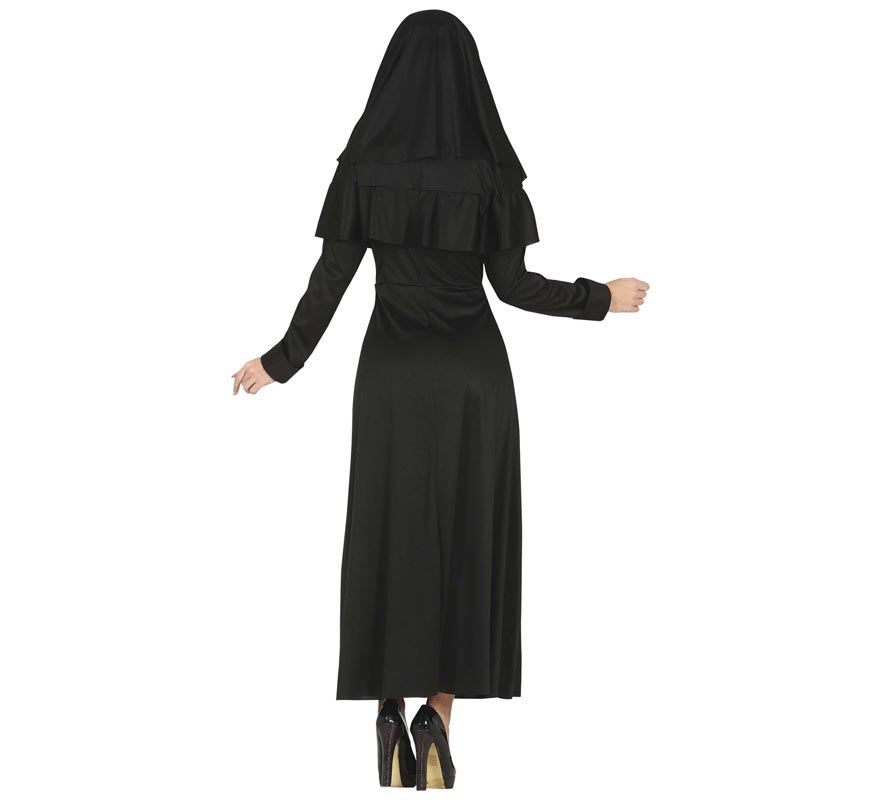 Translation missing: fr.Disfraz de Monja Gótica con túnica negra para mujer