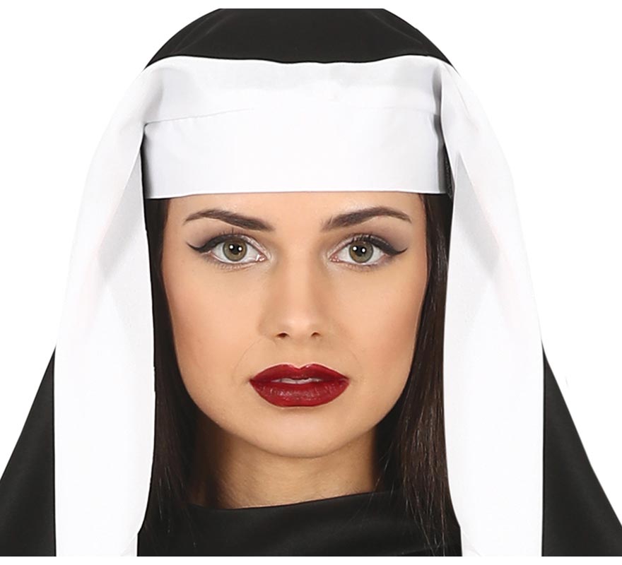 Translation missing: fr.Disfraz de Monja Gótica con túnica negra para mujer