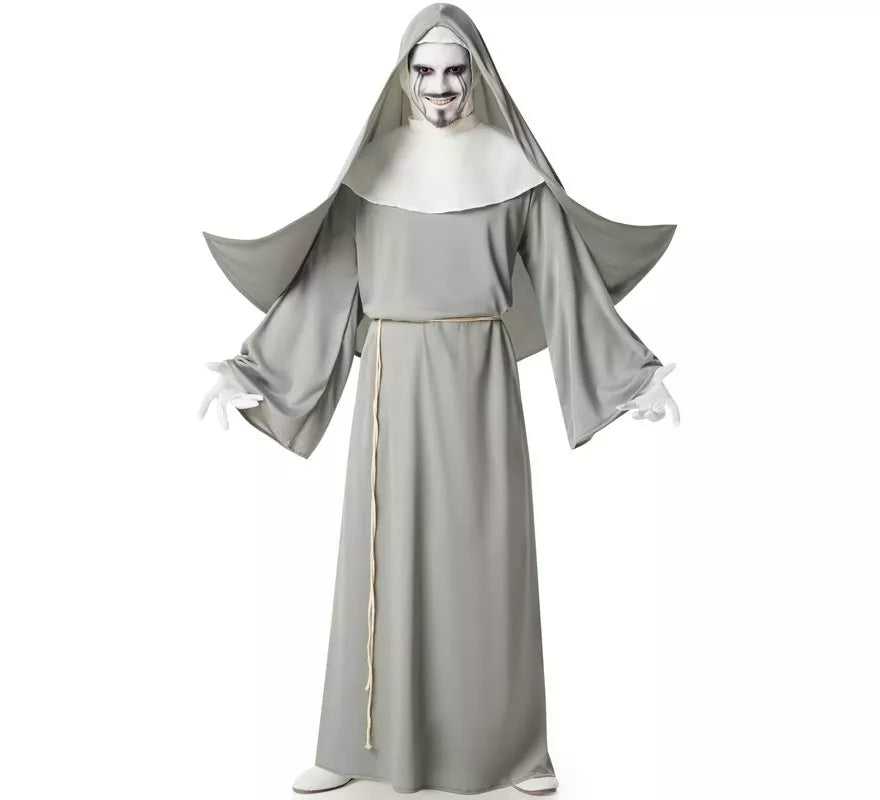 Translation missing: fr.Disfraz de Monja gris para hombre