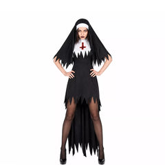 Costume de nonne maudite pour femme