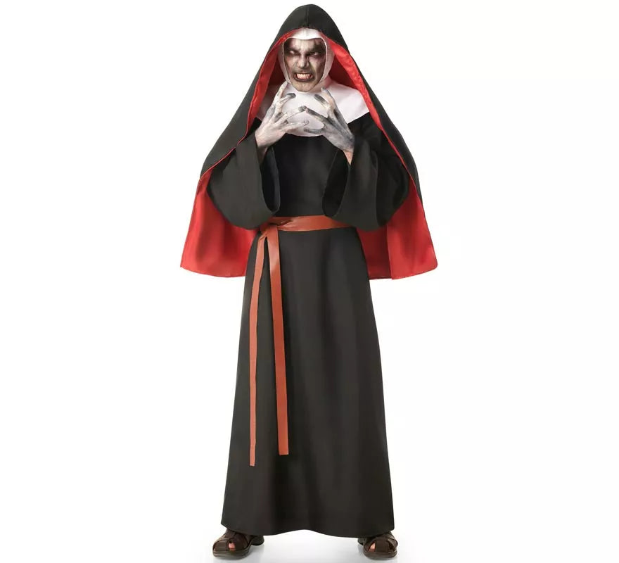 Translation missing: fr.Disfraz de Monja negro para hombre