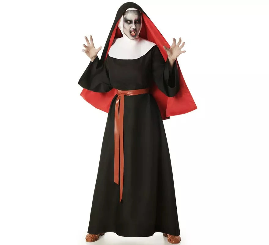 Translation missing: fr.Disfraz de Monja negro para mujer