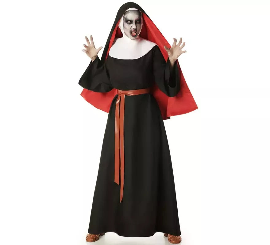 Translation missing: fr.Disfraz de Monja negro para mujer