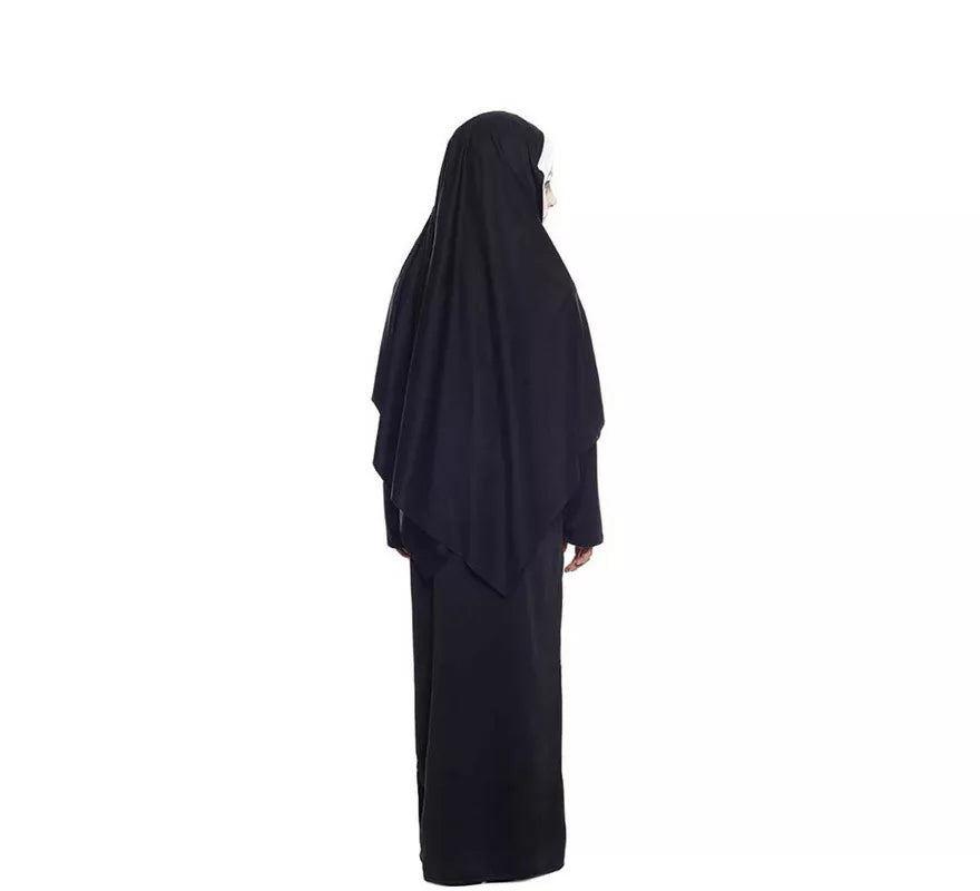 Disfraz de Monja Negro para niña