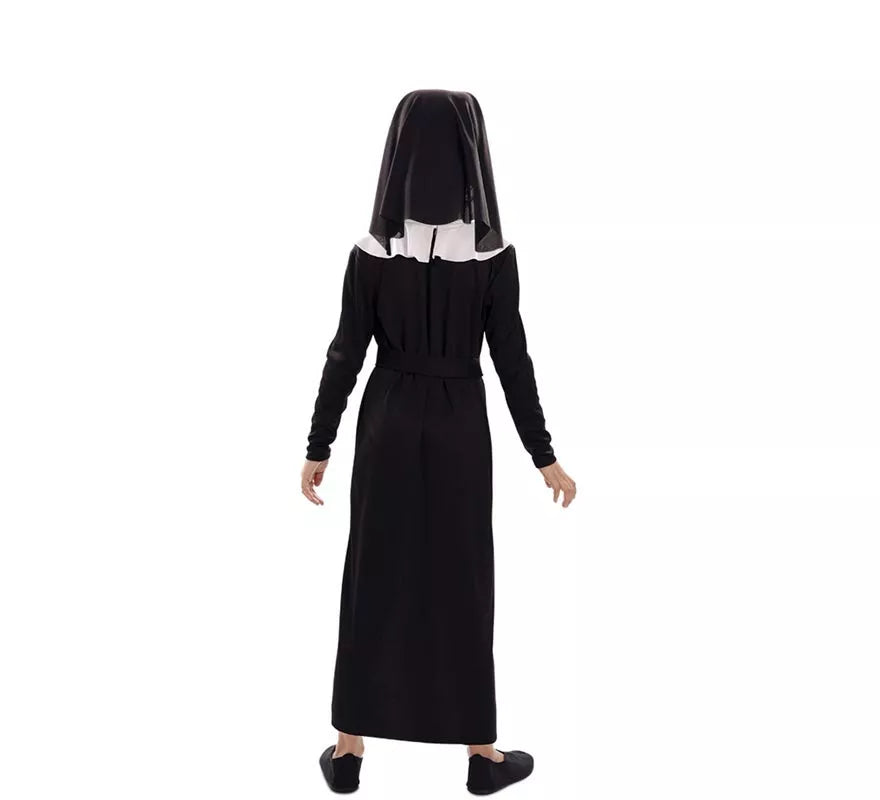 Translation missing: fr.Disfraz de Monja negro para niña