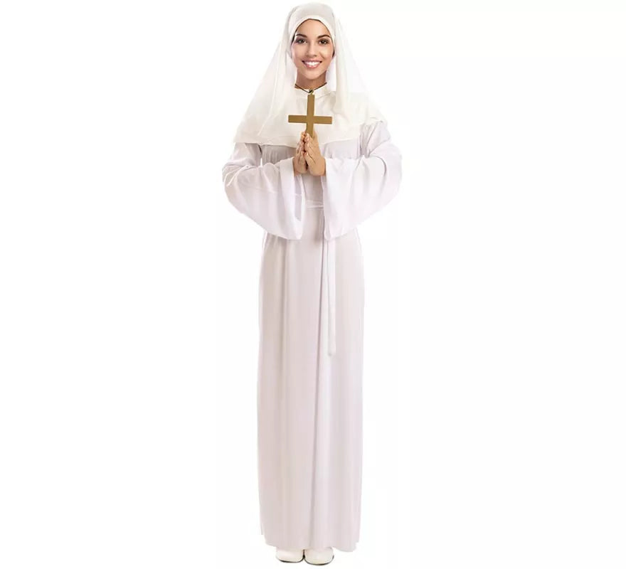 Disfraz de Monja Novicia para mujer