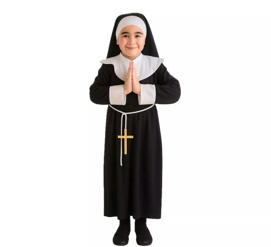 Disfraz de Monja para niña