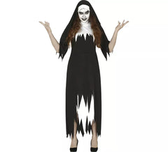 Déguisement nonne zombie femme