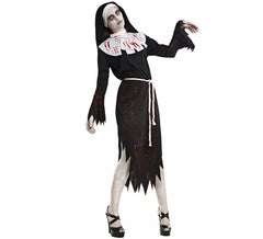 Déguisement de Bonne-soeur Zombie pour femme