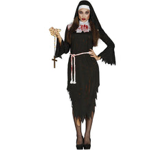 Déguisement nonne zombie femme