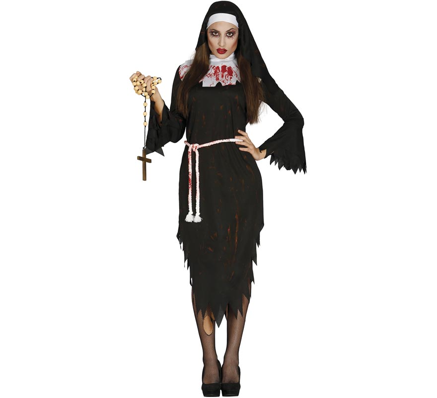 Translation missing: fr.Disfraz de Monja Zombie para mujer