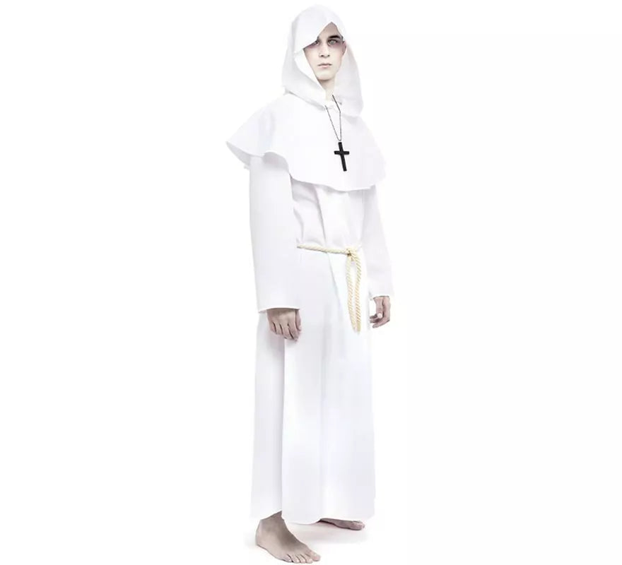 Translation missing: fr.Disfraz de Monje blanco para hombre