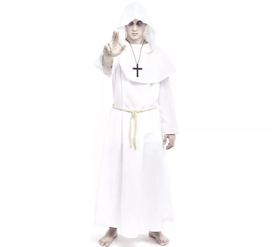 Translation missing: fr.Disfraz de Monje blanco para hombre
