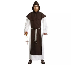 Déguisement de moine franciscain pour homme