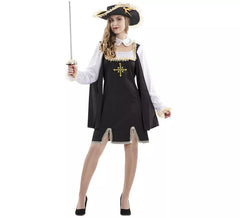 Déguisement Blue Musketeer pour femme