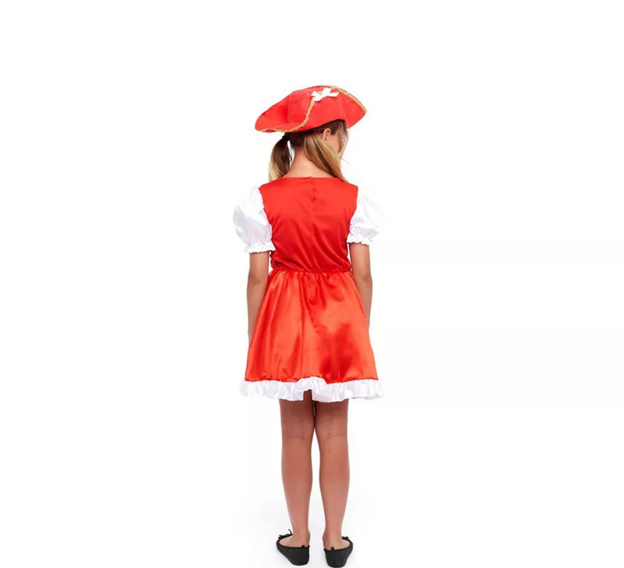 Translation missing: fr.Disfraz de Mosquetera Roja en Vestido para niña