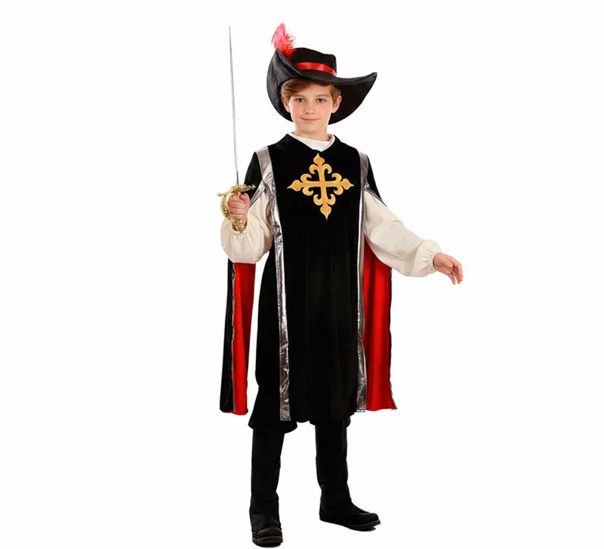 Translation missing: fr.Disfraz de Mosquetero Elegante para niño