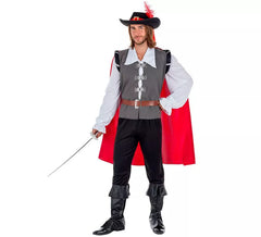 Déguisement de Mousquetier Gris pour homme