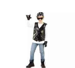 Déguisement rocker moto garçon