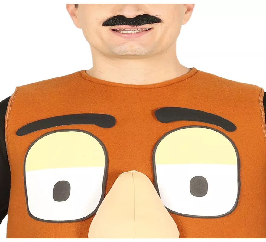 Translation missing: fr.Disfraz de Mr. Potato personalizable para adultos