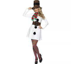 Déguisement de Bonhomme de Neige Noël pour Femme