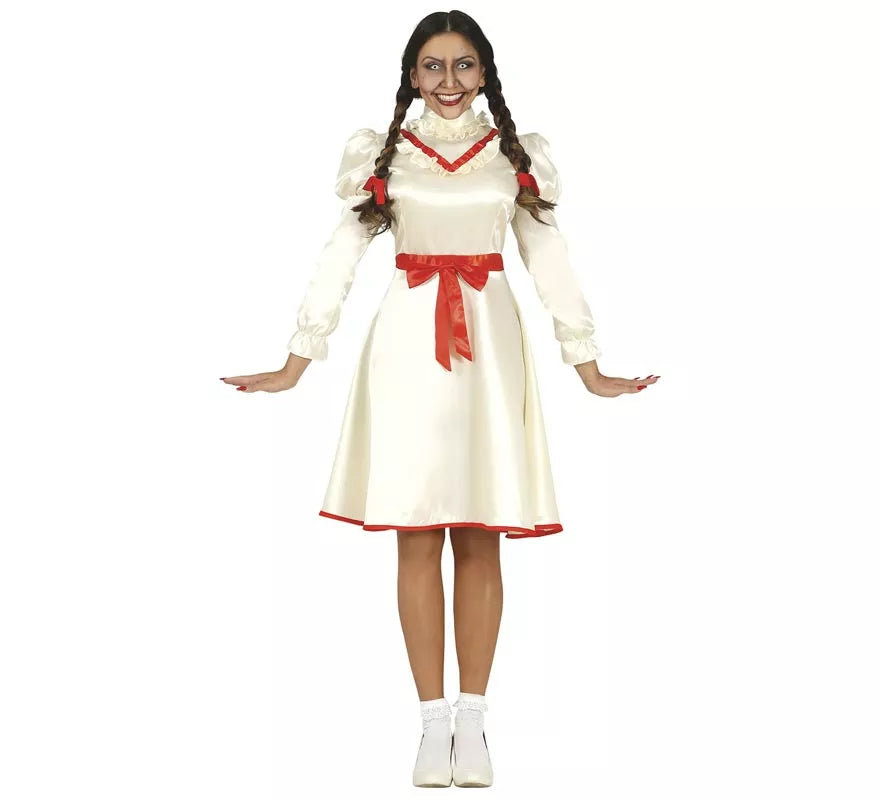 Translation missing: fr.Disfraz de Muñeca Antigua Maldita para mujer