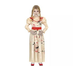 Costume de poupée tueuse diabolique pour fille