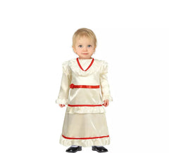 Poupée avec costume de robe blanche pour bébés
