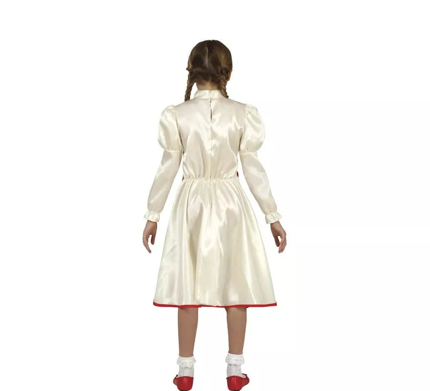 Translation missing: fr.Disfraz de Muñeca Embrujada con lazos para niña