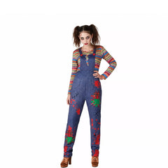 costume sanglant Doll pour femmes