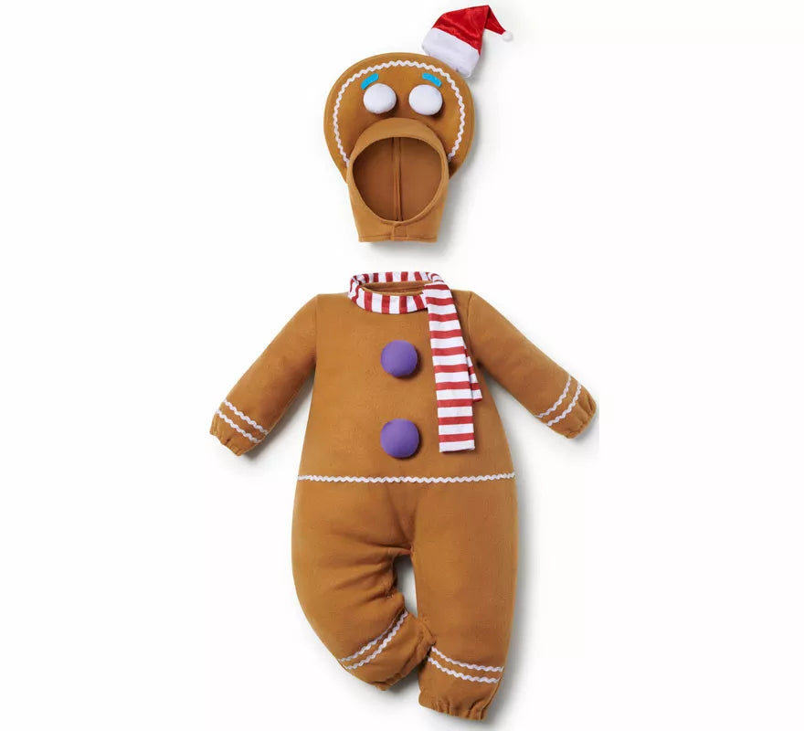 Disfraz de Muñeco de Galleta de Jengibre para bebé