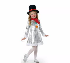 Déguisement bonhomme de neige fille