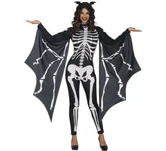 Costume de chauve-souris squelette pour femme