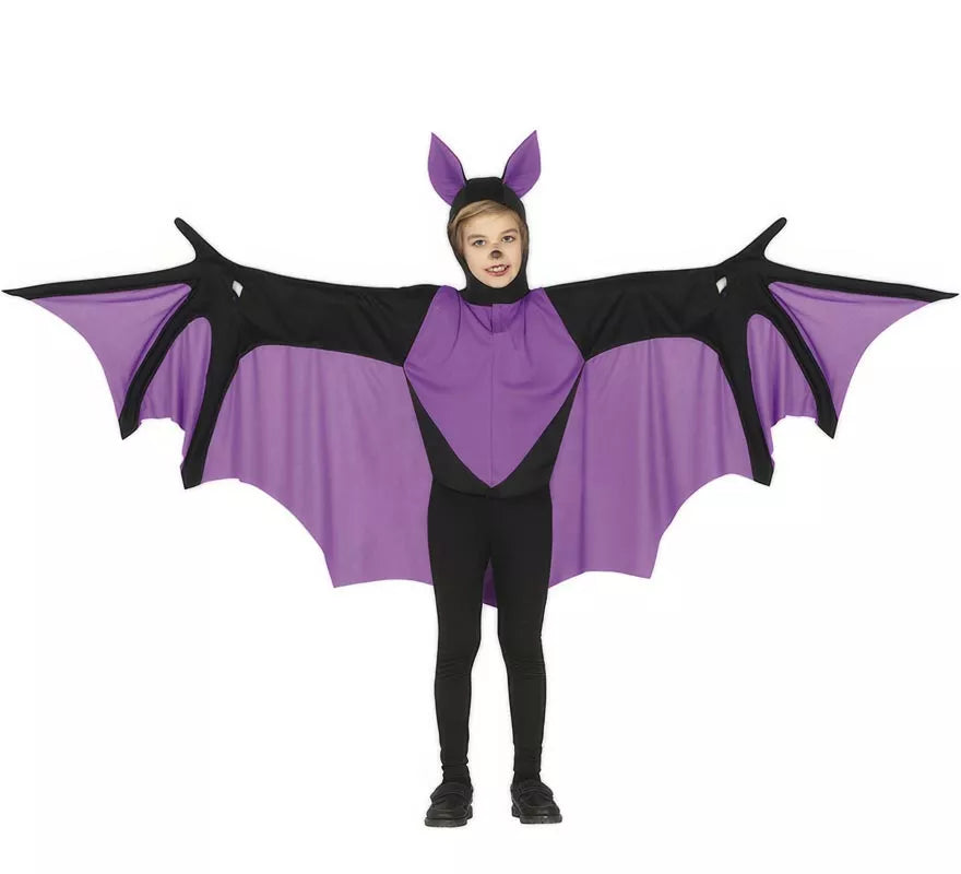 Translation missing: fr.Disfraz de Murciélago Morado para niños