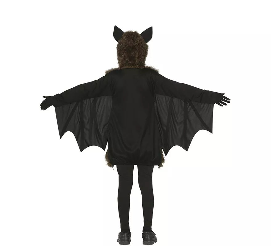 Translation missing: fr.Disfraz de Murciélago Peludo Oscuro para niño
