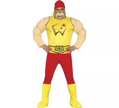 Déguisement homme musclé lutteur homme