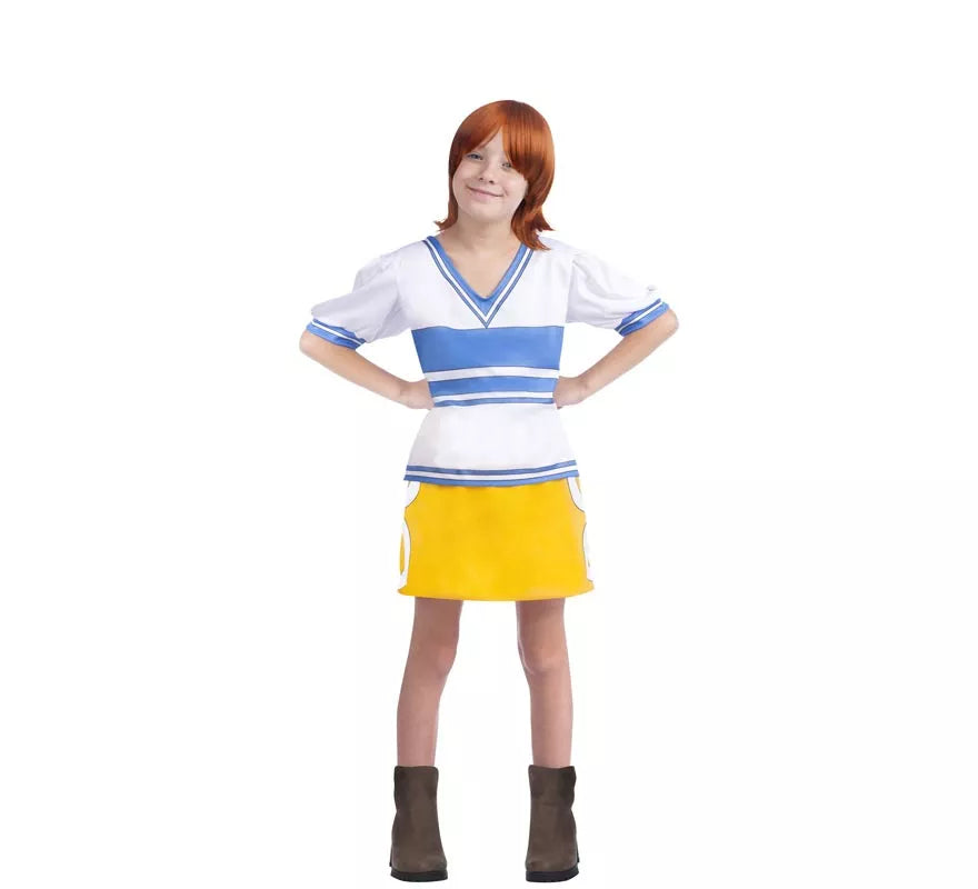 Translation missing: fr.Disfraz de Nami de One Piece para niña