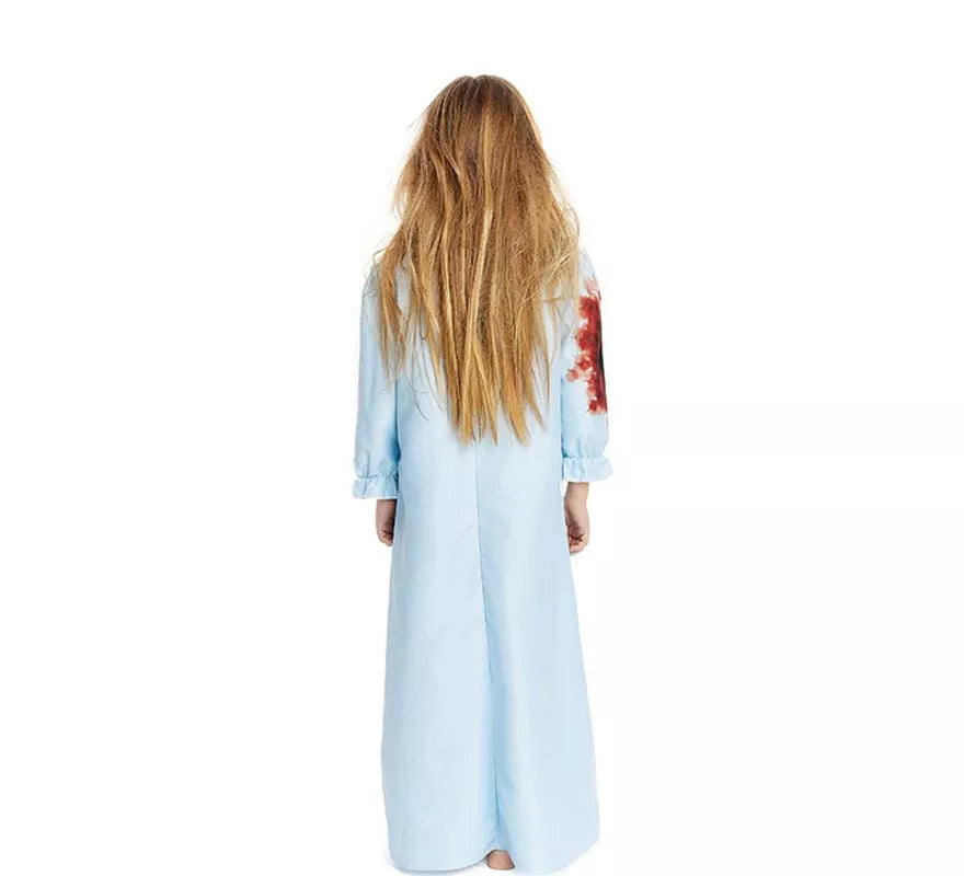 Translation missing: fr.Disfraz de Niña Endemoniada en bata azul para niña y adolescente