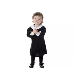 Déguisement fille sinistre classique noir bébé